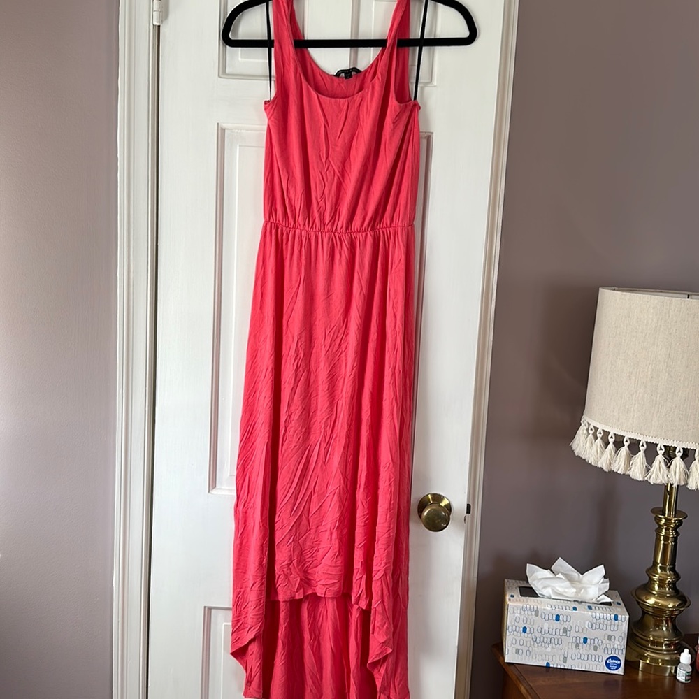 Felicity and coco salmon high-low dress